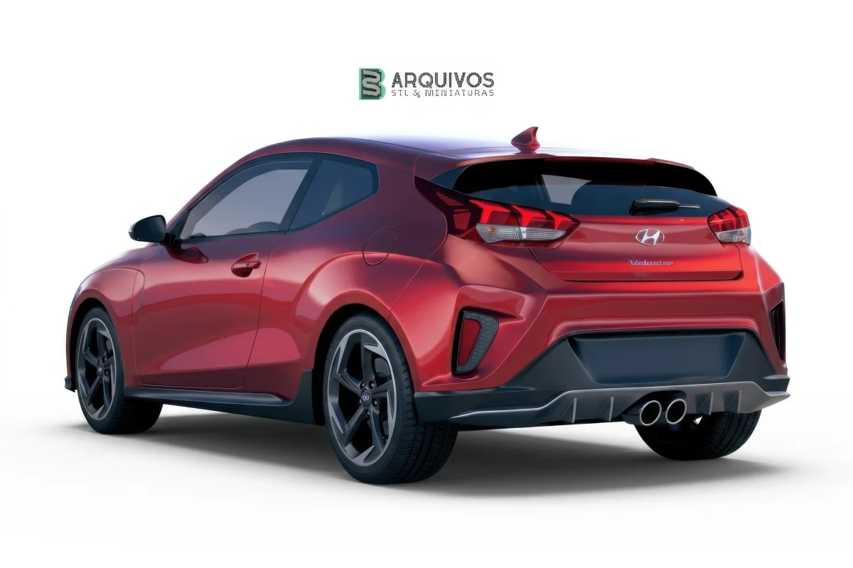 Modelo 3D STL - Hyundai Veloster 2019 — foto 6